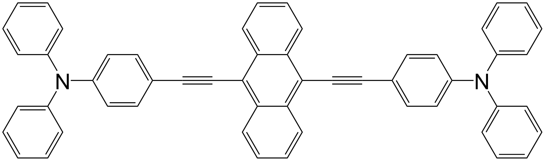 4,4'-(Anthracene-9,10-diylbis(ethyne-2,1-diyl)) bis(N,N-diphenylaniline)/136993-94-7